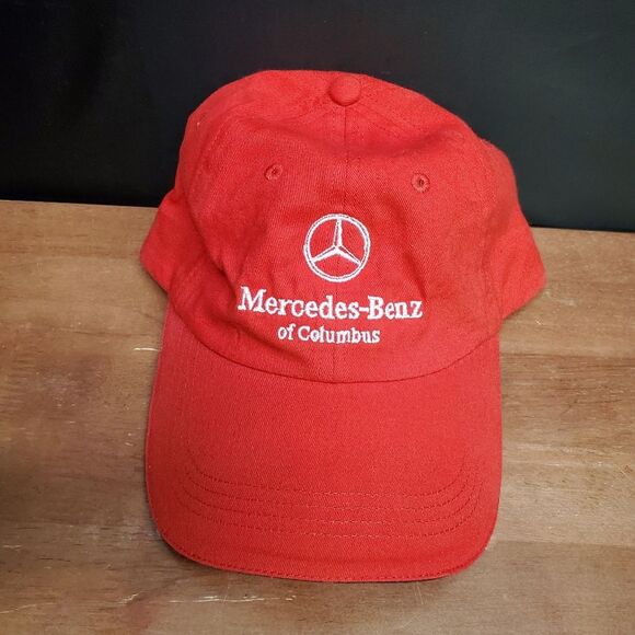 Mercedes Benz Red Ball Cap UNISEX Never Worn - Picture 2 of 6